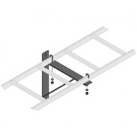 TRIANGLE WALL SUPPORT BRACKET WITH HARDWARE, BLACK FINISH, 6 PIECES