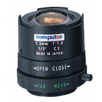 (discontinued) 1/3" 2.3mm F1.4 Monofocal, Manual Iris (CS Mount)